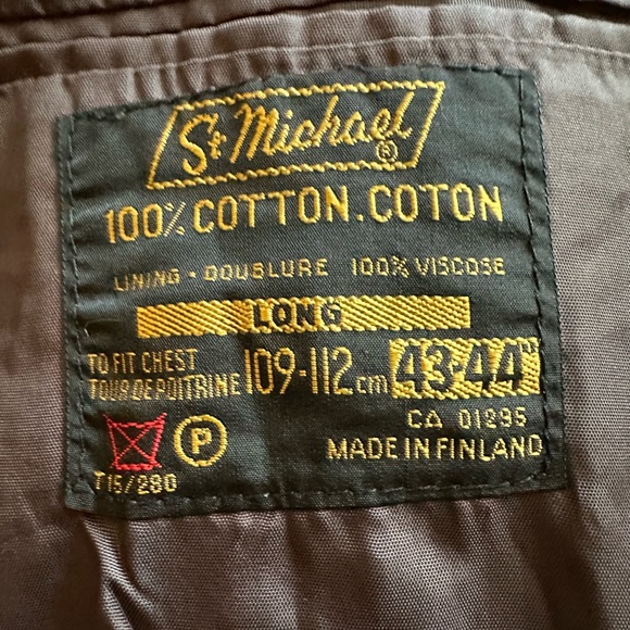 St. Michael Size 18 Vintage Suede Jacket - Picture 2 of 4